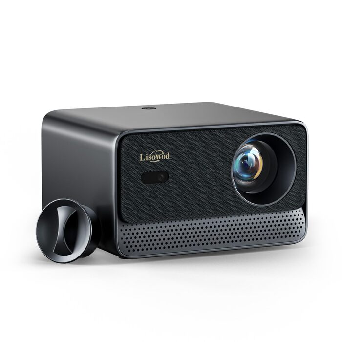 Проєктор Beamer-4K Smart Home Cinema: WiFi6, Bluetooth, Dolby Audio, Netflix, 1080P HD, Автофокус, eARC/CEC, Чорний