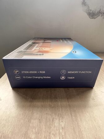 Світлодіодна торшерна лампа RGB, 42W, димована, з пультом, двостороннє освітлення, зміна кольору, для вітальні, спальні, офісу, готелю