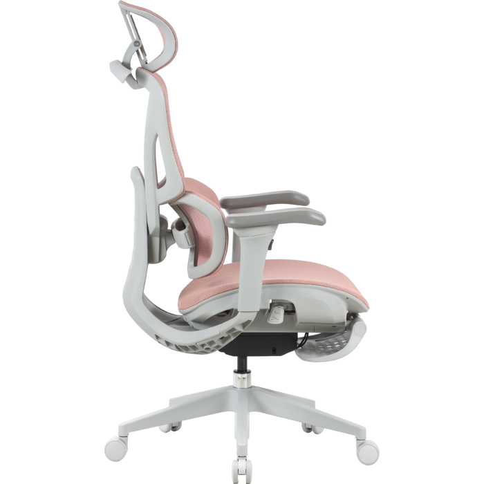 Крісло офісне OfficePro Elite OC950GLP Gray/Light Pink