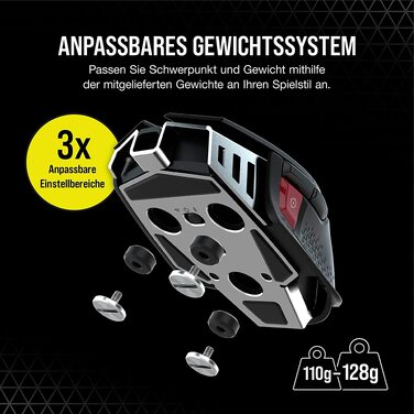 Ігрова дротова миша Corsair Tunable FPS Gaming Mouse для шутерів