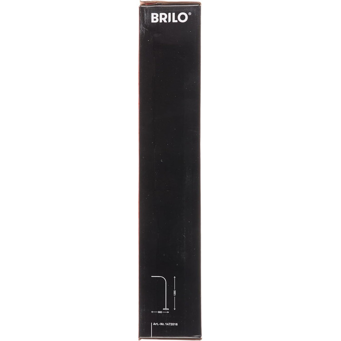 BRILONER – LED торшер з диммером для вітальні, поворотна лампа для читання, сенсорне керування, непряме освітлення, білий колір