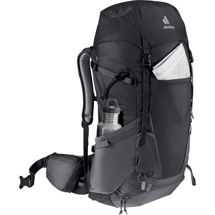 Жіночий туристичний рюкзак deuter Futura Pro 38 SL, чорний/графіт