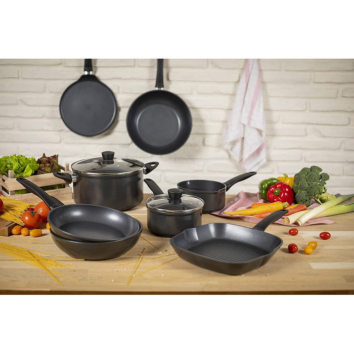 Млинцева пательня KUHN RIKON Easy Induction, алюмінієва, антипригарна, для індукції, 25 см, чорна