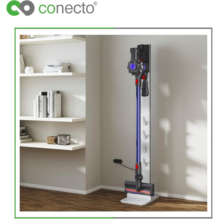 Стійка для пилососа Dyson Gen5, V15, V12, V11, V10, V8, V7, V6 - універсальний тримач для підлоги (білий)