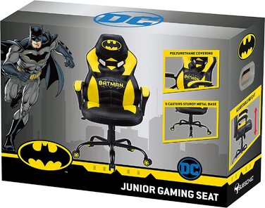 Дитяче ігрове крісло Subsonic Batman, офіційна ліцензія DC Comics, для офісу та геймінгу