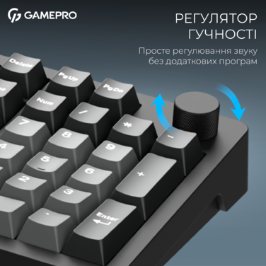 Бездротова механічна клавіатура GamePro Asgard Drakkar (MK305BK)