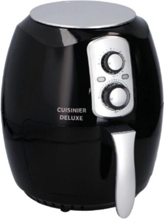 Аерофритюрниця Cuisinier Deluxe 3,6 л, 1400 Вт, таймер 60 хв, 80-200°C