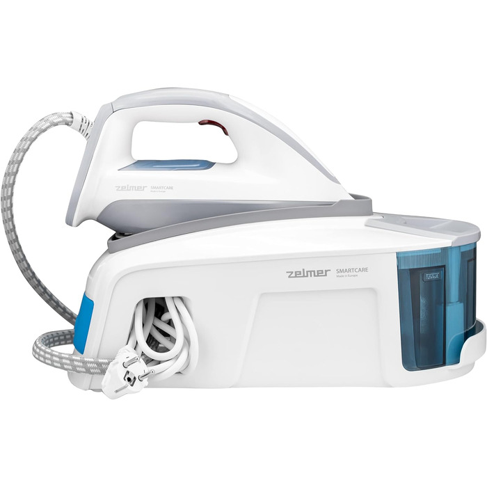 Парогенератор Zelmer ZIS6450 Smartcare, 2400 Вт, 6 бар, 450 г/хв, вертикальне прасування, зроблено в ЄС