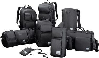 Сумка-дафл Jack Wolfskin Sydney Ultra чорна для подорожей