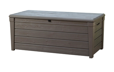 Садова скриня Keter BRIGHTWOOD STORAGE BOX 455 л, коричнева