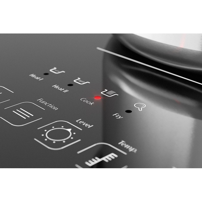 CASO Pro Gourmet 3500 - Двоконфорочна індукційна плитка, max. 3500 Вт, 60-240°C, 12 рівнів потужності, для посуду до 22 см