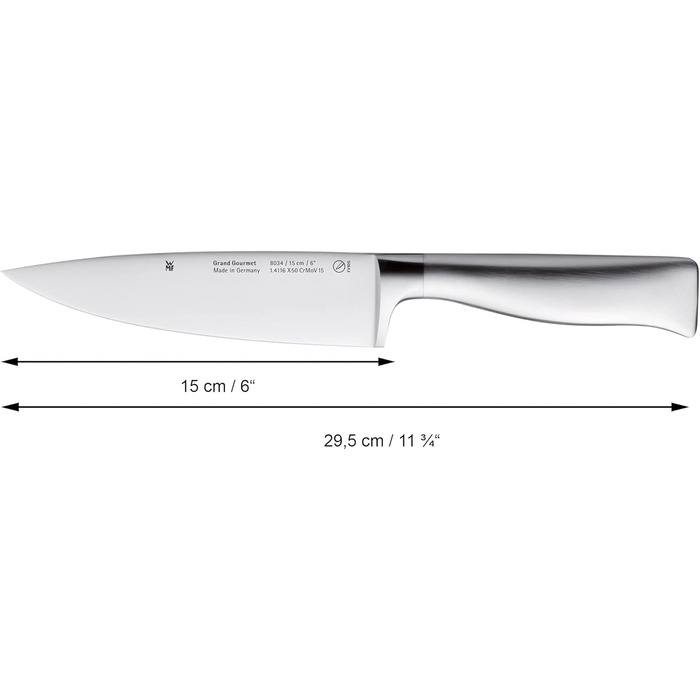 Ніж кухарський Grand Gourmet WMF 29,5 см, Made in Germany, високоякісна сталь