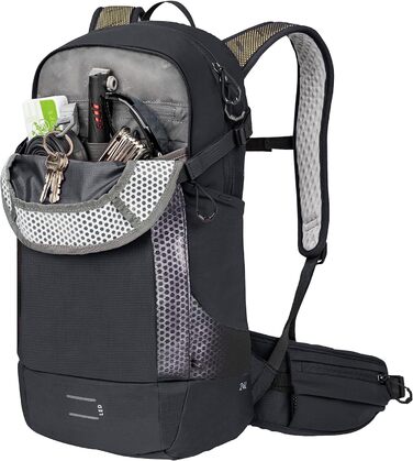 Рюкзак Jack Wolfskin Moab Jam Pro 24.5 л унісекс для туризму, універсальний розмір, колір Phantom