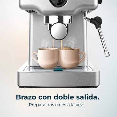 Кавомашина еспресо Cecotec Power Espresso 20 (1465 Вт, 20 бар, 1.8 л, підігрів чашок) - для дому та офісу