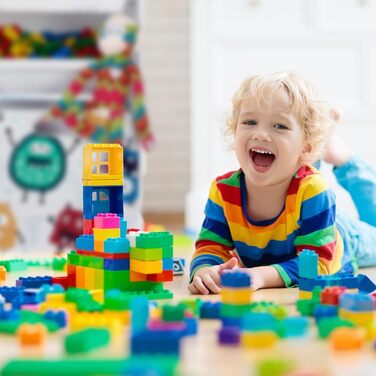 Дитячий стелаж Relaxdays з 3 коробками на роликах, монстр, білий, 80,5x42,5x30 см, іграшковий органайзер