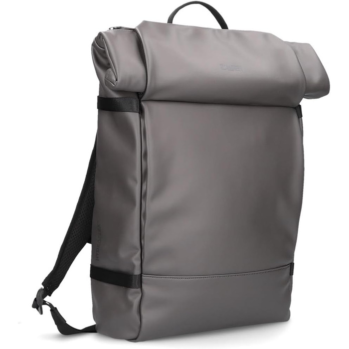 Чоловічий рюкзак Zwei Aqua AQR350 12/19 л, водонепроникний, спортивний, з ролтопом, Hydroflex, анатомічна спинка, нагрудний і поясний ремені, кам'яний колір
