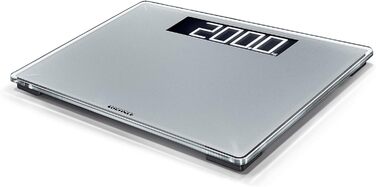 Електронна вага Soehnle Style Sense Comfort 600, до 200 кг, велике LCD-дисплей, безпечний стійкий корпус
