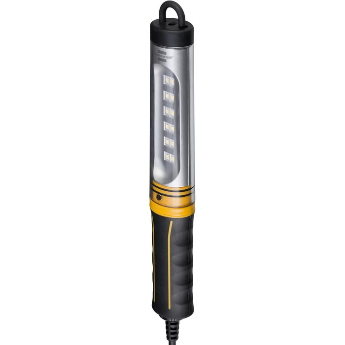 Диммована робоча лампа Brennenstuhl з SMD LED, інспекційна лампа 570 лм, IP65, IK07, 12 LED, 5 м кабель, для майстерні