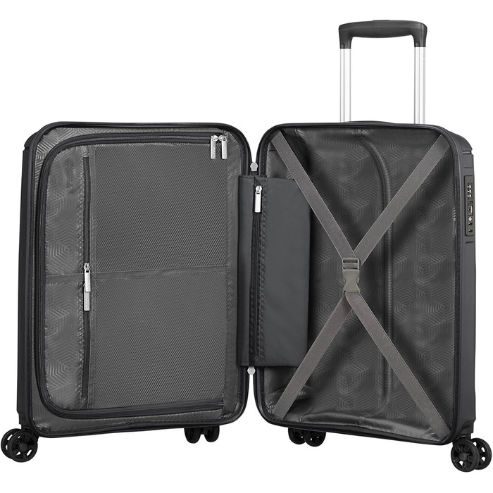 Валіза American Tourister Sunside Spinner 55 см, 35 л, чорна