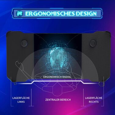 Ігровий стіл Homall 140x60 см з LED-підсвіткою, полицею для кабелів, гачком для навушників і підставкою для напоїв для геймінгу та офісу