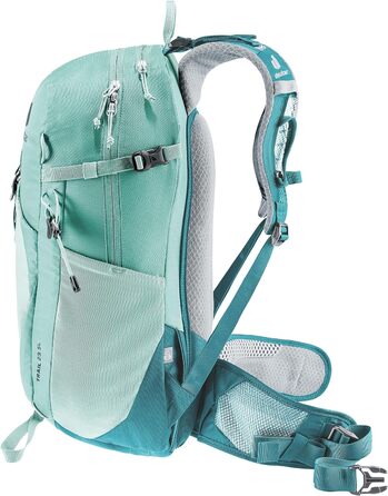 Жіночий туристичний рюкзак Deuter Trail 23 SL Glacier 23 л (2024), для хайкінгу та via ferrata