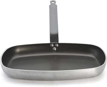 Сковорода для риби De Buyer Choc, прямокутна, чорна, 38 см