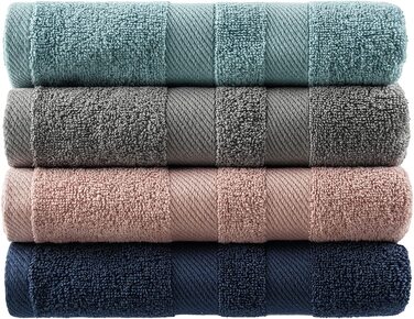 Набір рушників Homewell – м'які та поглинаючі, 100% бавовна, сертифікат Oeko-Tex 100 (5 гостьових рушників 30x50 см, бежеві)