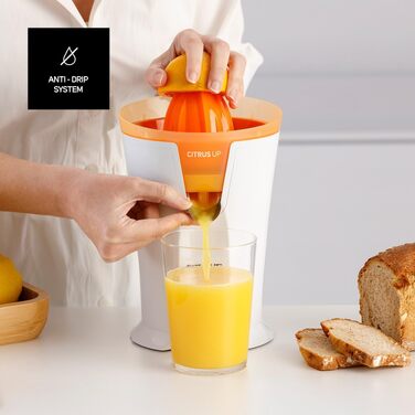 Цитрусовий прес електричний Taurus Citrus Compact 800 мл, білий - подвійний рух, BPA-free, компактний