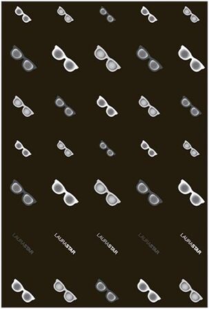 Чохол для прасувальної дошки Laurastar Universalcover Glasses, 131x55 см, 100% бавовна, унікальний дизайн, підходить для всіх дошок, праний у машинці