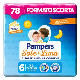 Підгузки Pampers Sonne und Mond, розмір 6 (15-30 кг), 78 шт