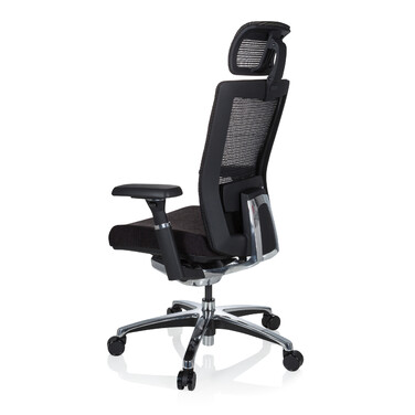 Крісло офісне NOVA PRO I ALU Тканина чорна hjh OFFICE