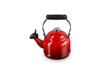 Чайник Le Creuset Halber зі сталі з емалевим покриттям та металевим фінішем, 1.25 л, колір Вишня