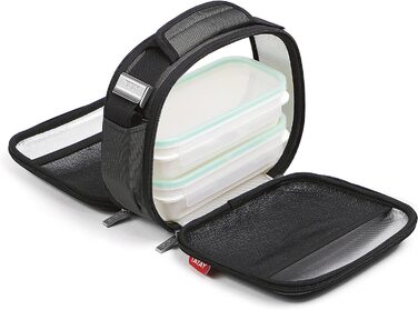 Термосумка Tatay Urban Food Shell 5,6 л з 2 контейнерами 0,75 л, BPA Free, чорна, 28x13,5x23,5 см