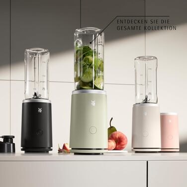 Блендер портативний WMF Mix & Go Touch Smoothie Maker 500 Вт, пляшка для смузі, нержавіюча сталь, рожевий (Pearl Blush)