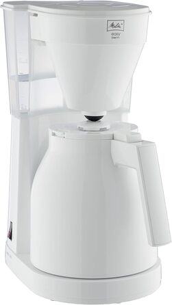Кавоварка фільтраційна Melitta Easy Therm, 1 л, біла, пластикова, термокувшин для однієї особи