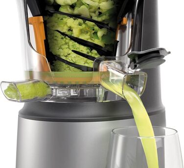 Kenwood PureJuice Pro JMP85.00SI: повільний соковитискач для свіжих соків, сріблястий