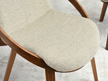 Стілець Mebel-Partner, тканина, бежевий, 1 шт.