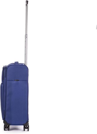 Дорожня валіза Stratic Light+ з м'яким корпусом, ручна поклажа, TSA-замок, 4 колеса, розширювана, розмір S, синя