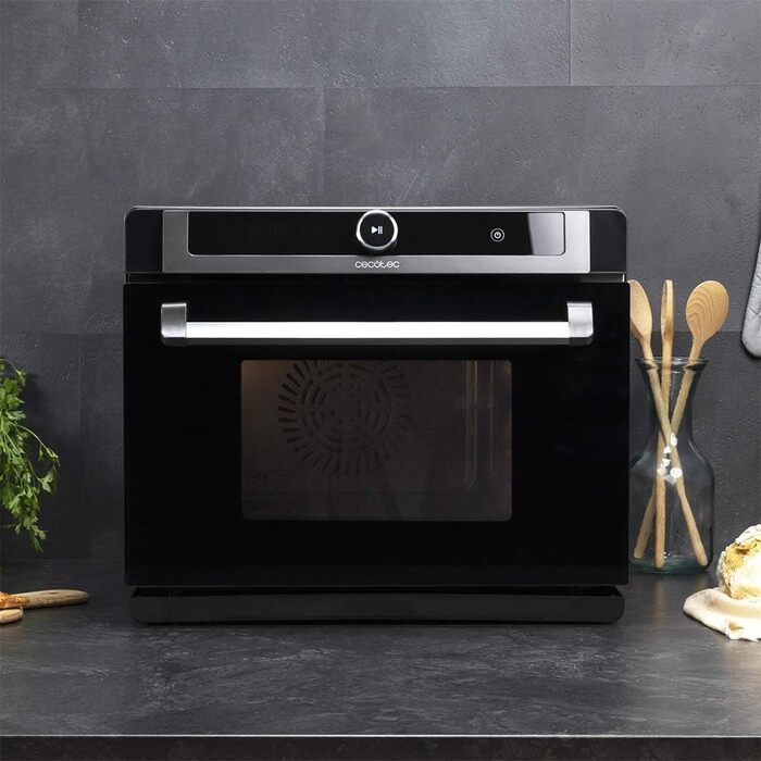 Пароварі-піч Cecotec Bake&Steam 4000 Combi Gyro, 2400 Вт, 3-в-1: пароварка, конвекційна піч та аерофритюрниця, 40 л, 7 функцій