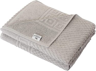 Комплект рушників Carenesse 2 шт. 70x140 см сірий, преміум готельна якість, 100% бавовна, вафельний візерунок, сертифікат Öko-Tex 100, фротте, без ворсу, високий рівень поглинання, м'які