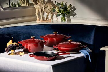 Le Creuset Signature Казанок з чавуну з кришкою, Ø Круглий, 4.2 л, Ocean (Рона), для всіх типів плит, включаючи індукційну