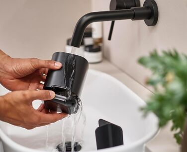 Набір для ванної кімнати Joseph Joseph Bathroom Beauties: миска, тримач для зубних щіток, дозатор мила, нержавіюча сталь, чорний
