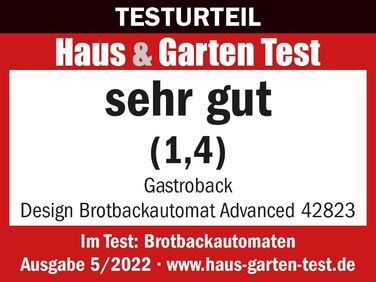 Хлібопіч Gastroback 42823 Design Advanced, 18 програм, нержавіюча сталь, автоматичний дозатор, для 500/750/1000 г, таймер, оглядове вікно, срібляста