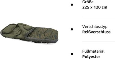 Спальний мішок Anaconda Freelancer Oversize XXL Camou -15°C для кемпінгу та аутдору