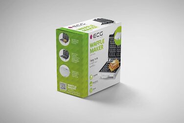 Вафельниця ECG S 1370 для 2 квадратних вафель, антипригарне покриття, 700 Вт