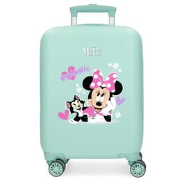 Дитяча валіза Disney Minnie & Figaro, жорстка ручна поклажа з ABS-пластику, кодовий замок, 4 колеса