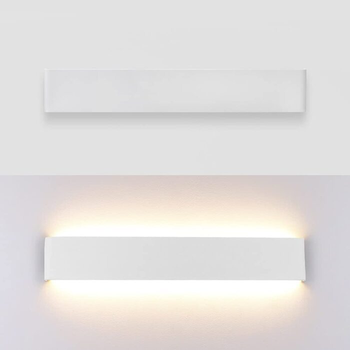 Світильник настінний Klighten LED 20W, 60 см, сучасний, тепле біле світло 3000K, для ванної, вітальні, спальні, сходів, білий