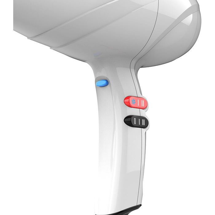Фен GA.MA Italy Professional Pluma 5500 Endurance Ion, професійний, 2400 Вт, іонна технологія, турмалін, для блиску і без пухнастості, бірюзовий