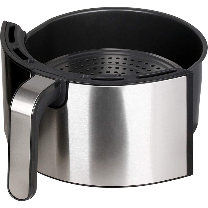 Аерофритюрниця Emerio XXL 13л Airfryer AF-121914: розумна мультипіч з ротисаром, кошиком та функцією сушіння, 1800 Вт, чорна