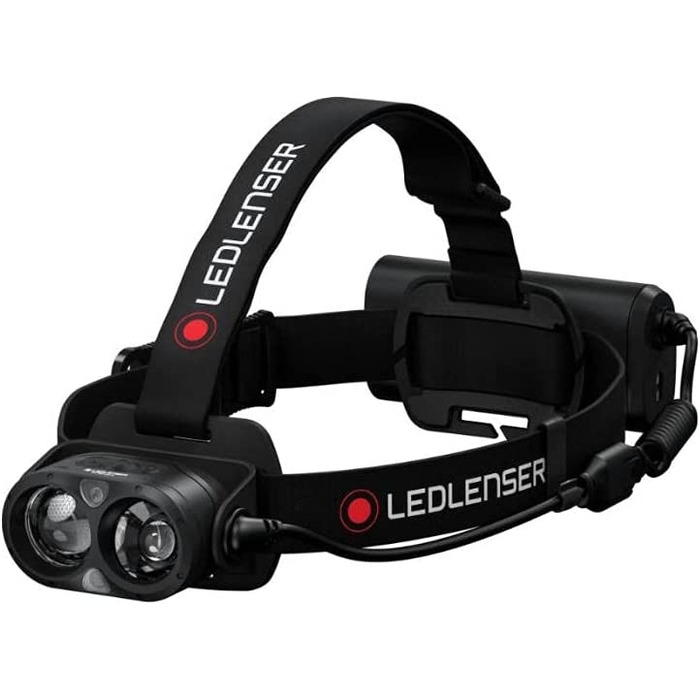 Налобний ліхтар Ledlenser H19R Core 3500 люменів з акумулятором, червоним світлом, водонепроникний IP67 + кемпінговий ліхтар Ledlenser ML4 Warm Light, акумуляторний, 300 люменів, комплект